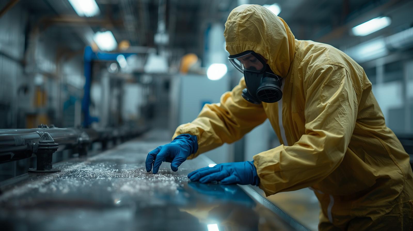 Chemical Burns in Industrial Cleaning Operations