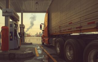 Fuel Exposure and Inhalation Risks at Truck Stops
